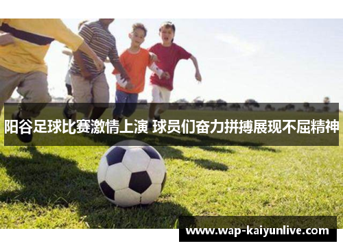 阳谷足球比赛激情上演 球员们奋力拼搏展现不屈精神
